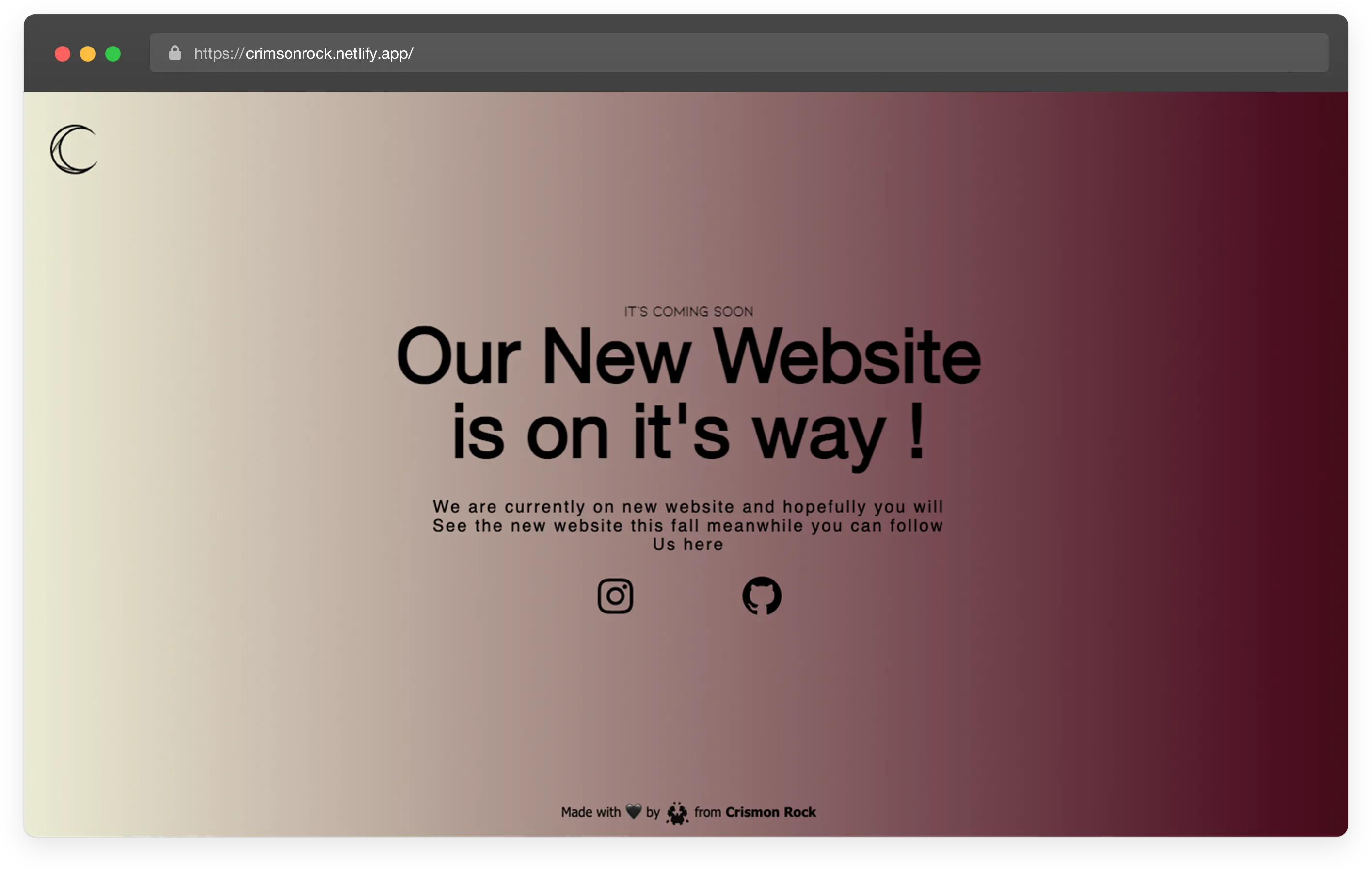 crimson website